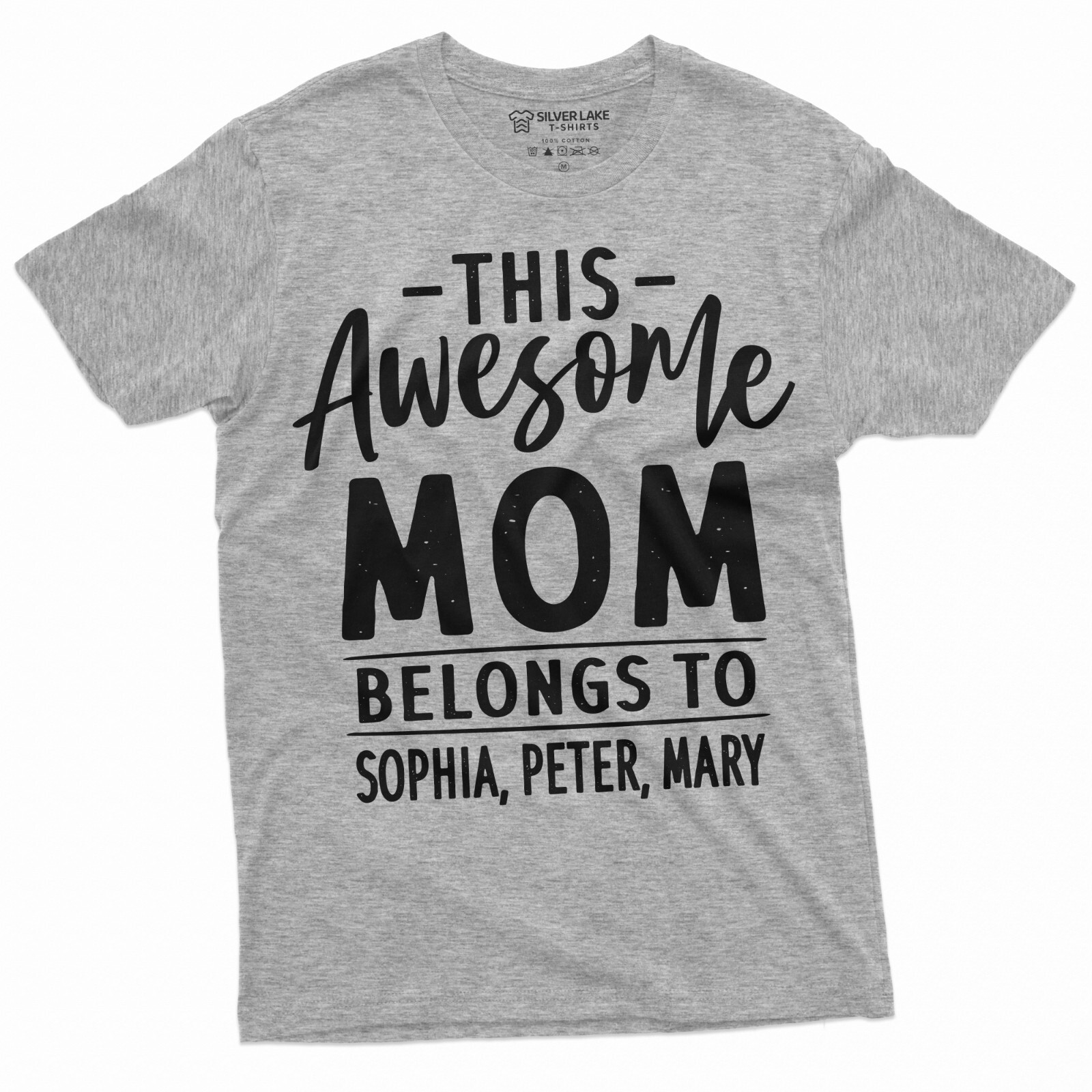 Personalized Mom Shirt Mother&rsquo;s Day Shirt For Mom Customizable Mom T-Shirt
