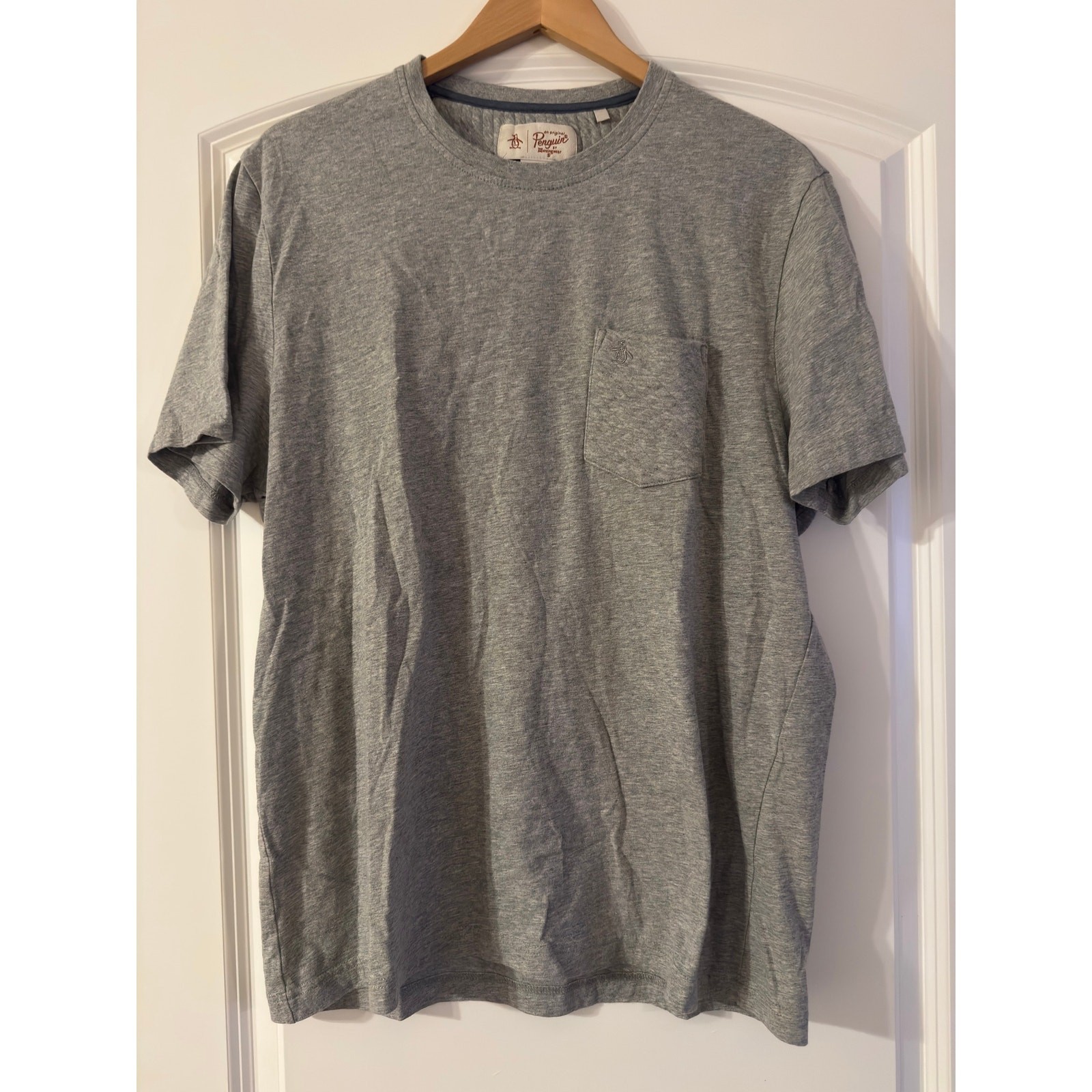 Original Penguin Men&rsquo;s Classic Short Sleeve Quilted Pocket Tee – XLarge