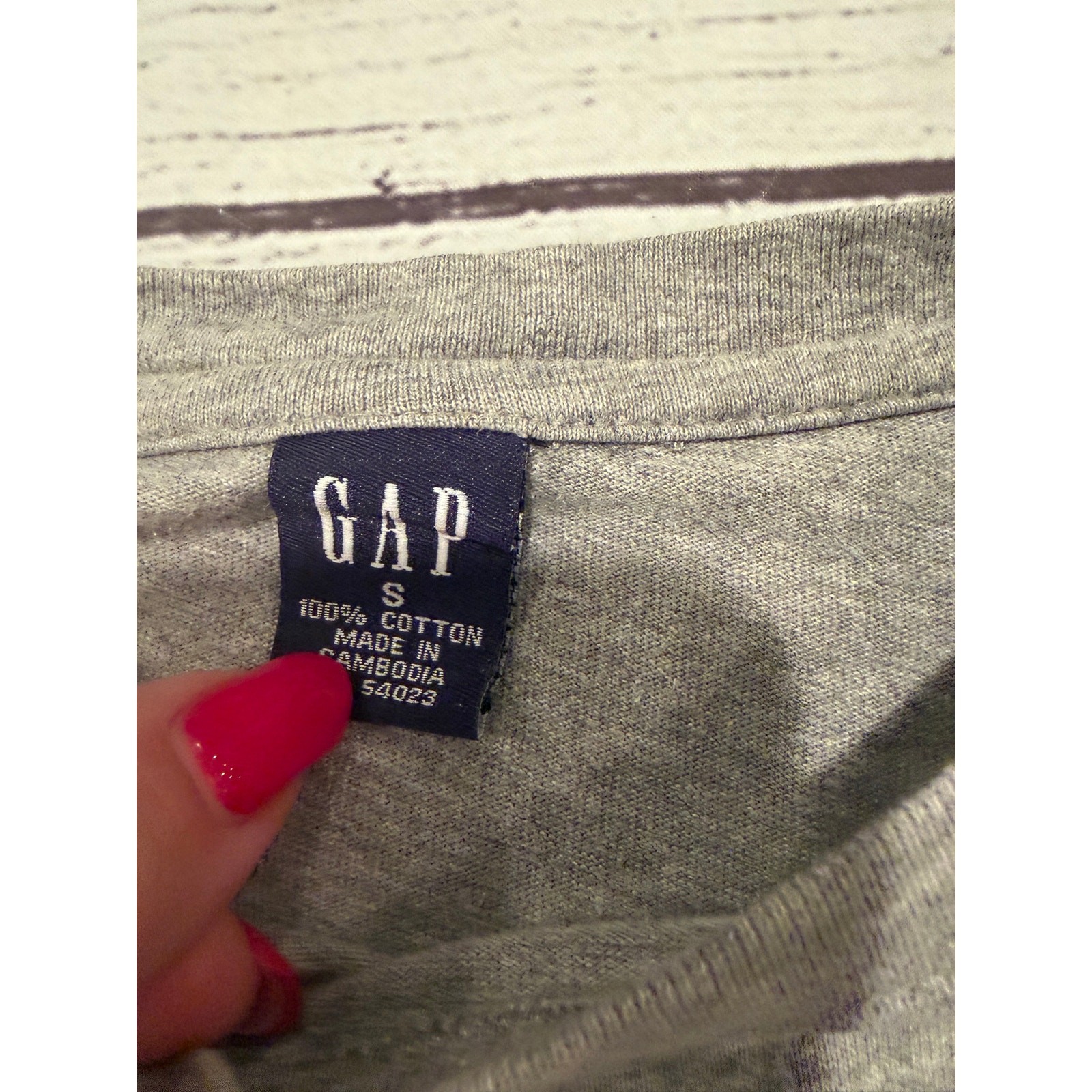 Vintage Gap Worldwide Long Sleeve Shirt Size S