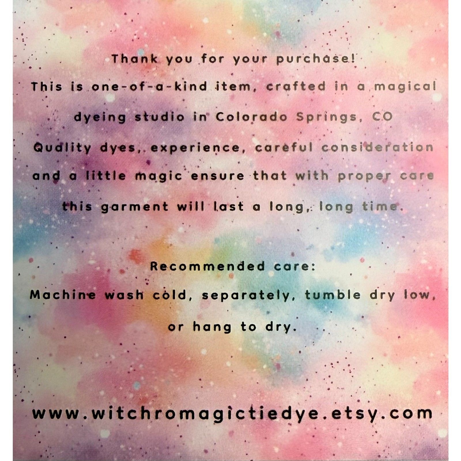 Handmade tie dye L unisex ice dyed t-shirt