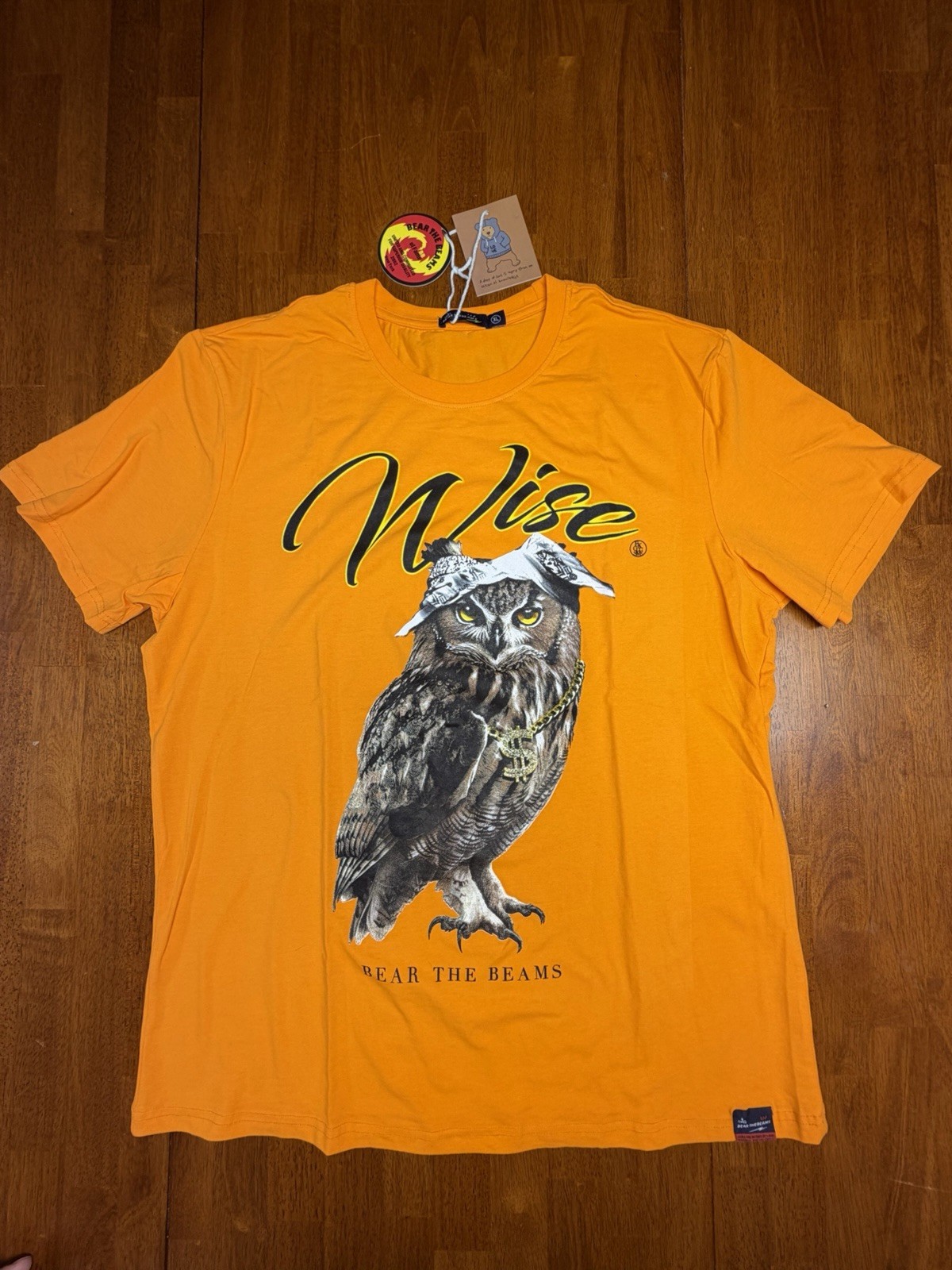 Wise Owl – Bear The Beams Men’s XL T Shirt New With Tags
