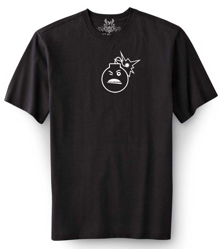 NW MEN&rsquo;S PRINTED ANGRY BOMB FUNNY HIPSTER COTTON T-SHIRT S M L XL 2XL 3XL 4XL