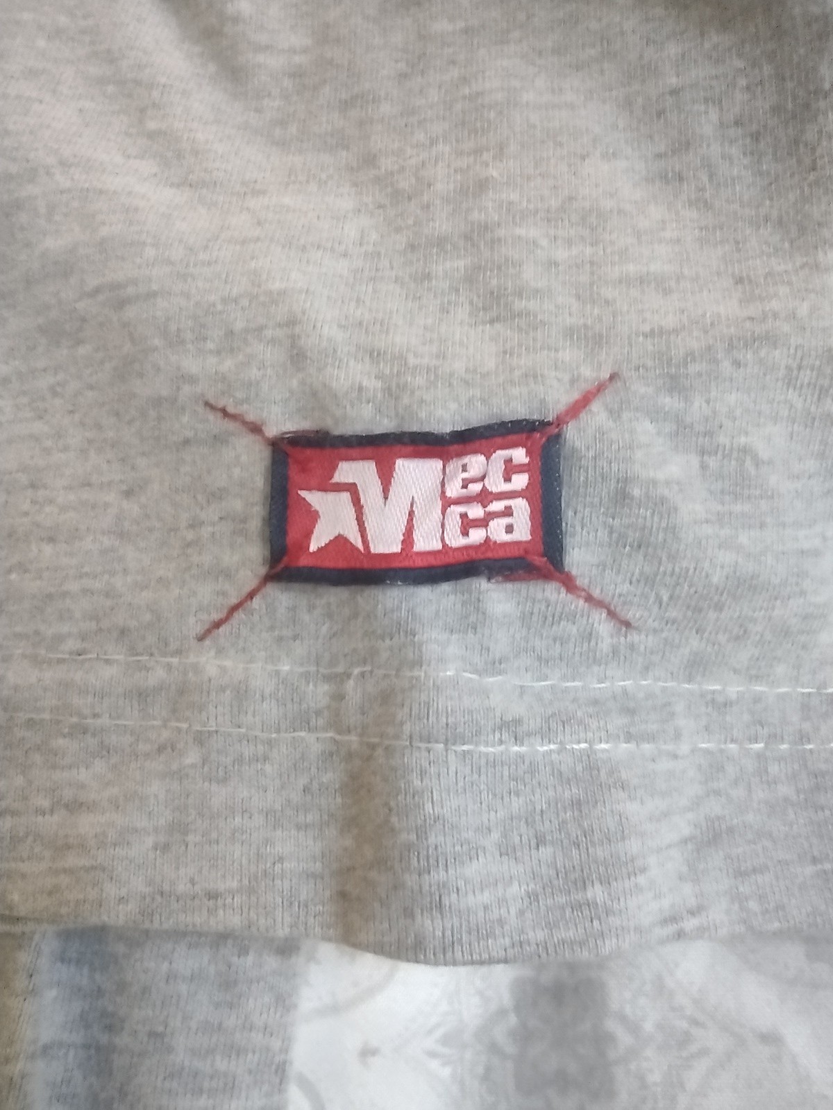 Vintage Y2K Mecca USA VTG 90s Shirt Mens XL Gray OG Skater Hip Hop Streetwear