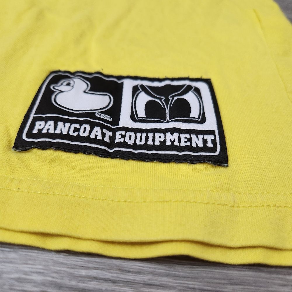 PEACOAT Yellow Shirt Size XS Duck Popeyes Pancoa Street Animal K-Pop Korean