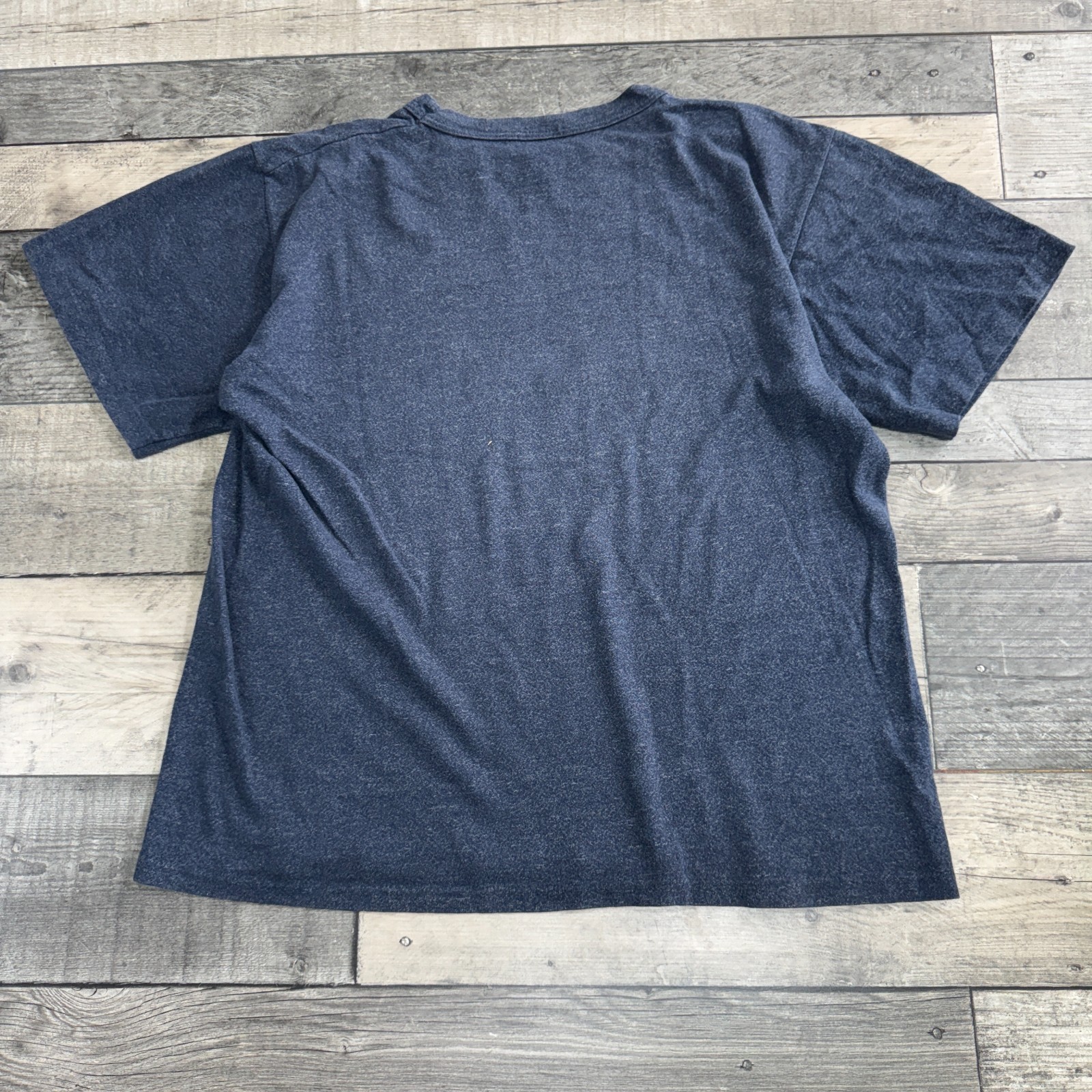 Champion Mens T Shirt Blue Single Stitch 90s Retro Size Medium