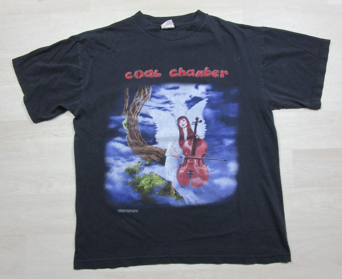 Coal Chamber Vintage 1999 BLUE GRAPE Chamber Music (L) Tour Shirt Single Stitch