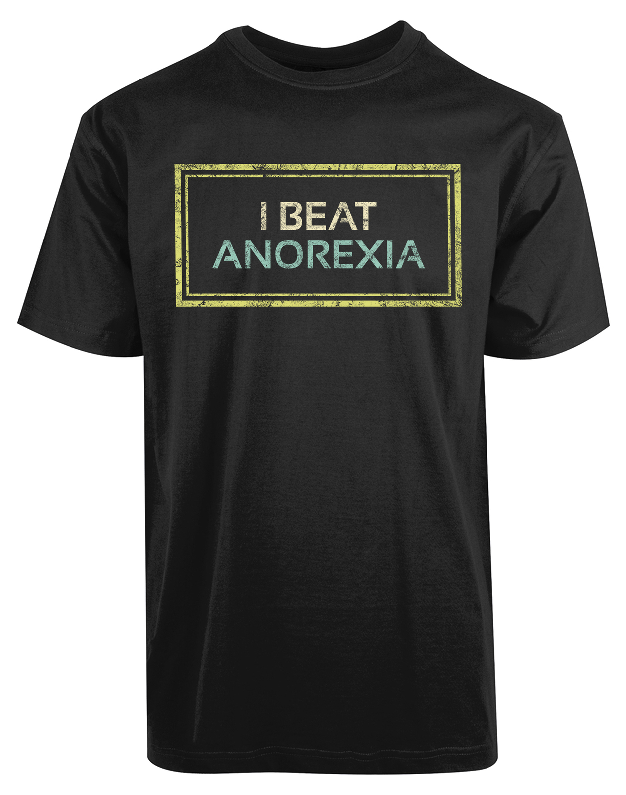 I Beat Anorexia New Mens Shirt Stylish Humor Authentic Printed Casual Summer Tee