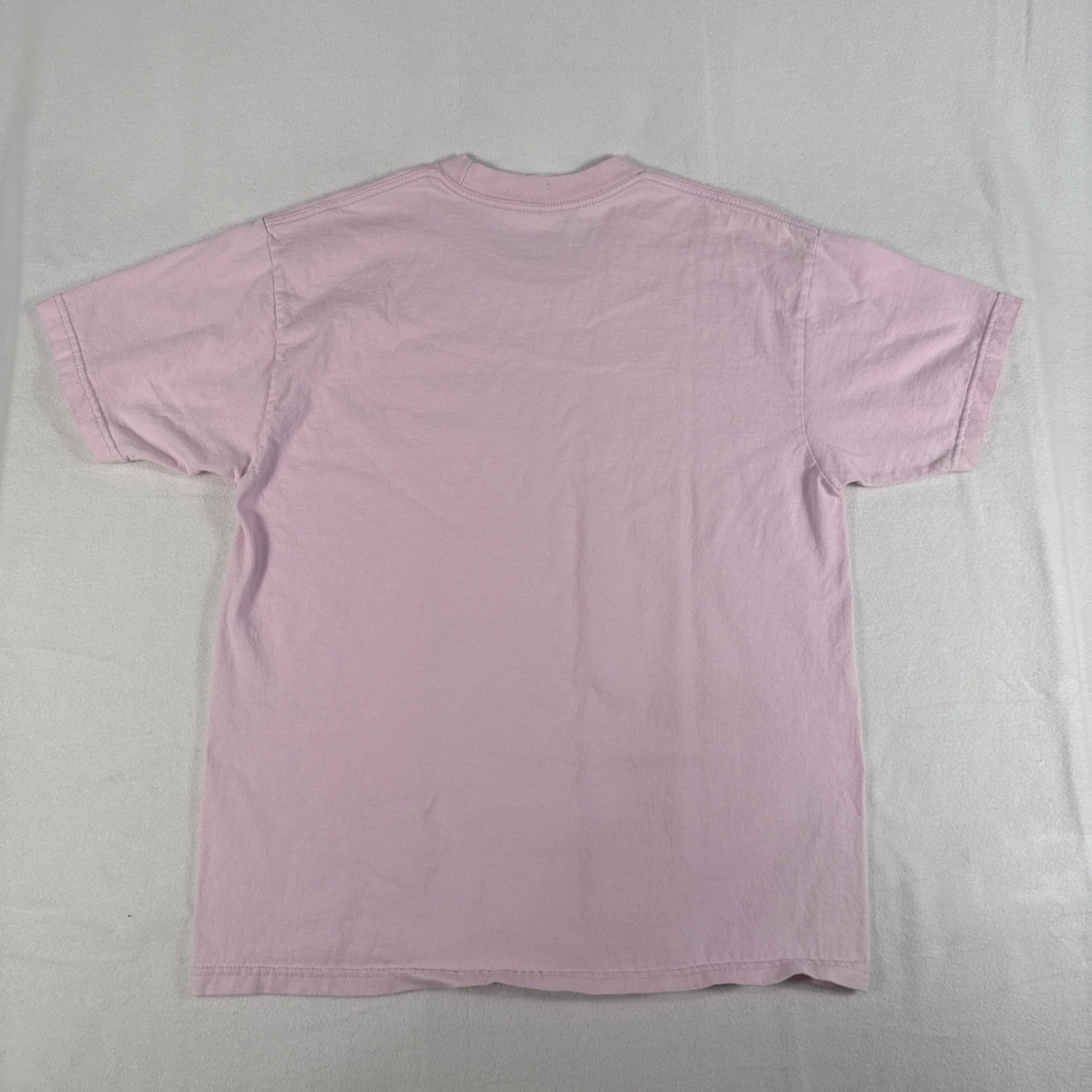 3X Pro Club Heavyweight T-Shirt Blk/Wht/Pink Men’s Crew Neck Short Sleeve Size L