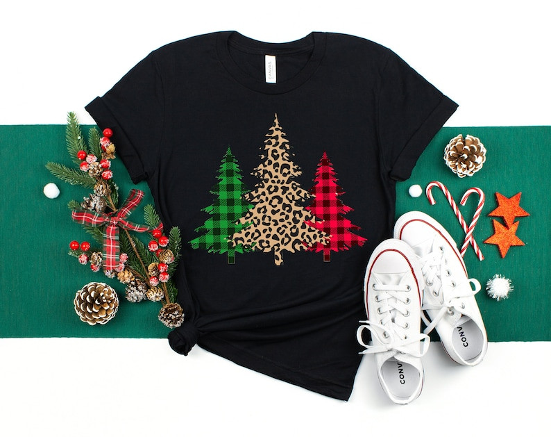 Buffalo Plaid Christmas T-shirt,Merry Christmas Shirt,Christmas T-shirt, Gift