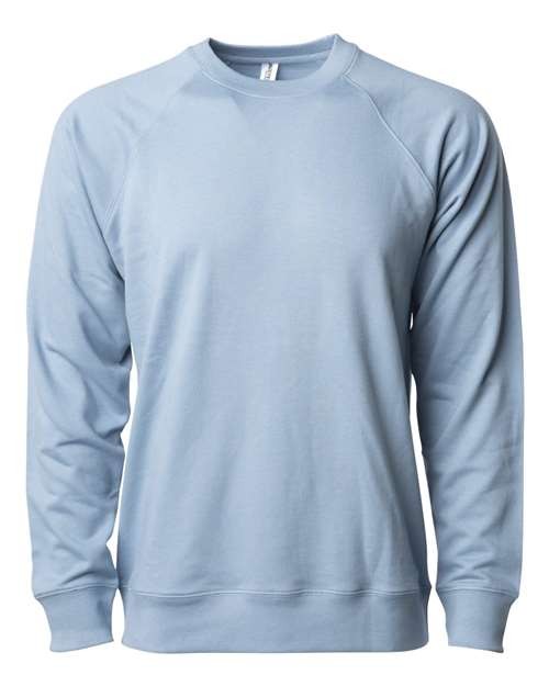 Independent Trading Co. Unisex Lightweight Loopback Terry Crewneck Sweatshirt