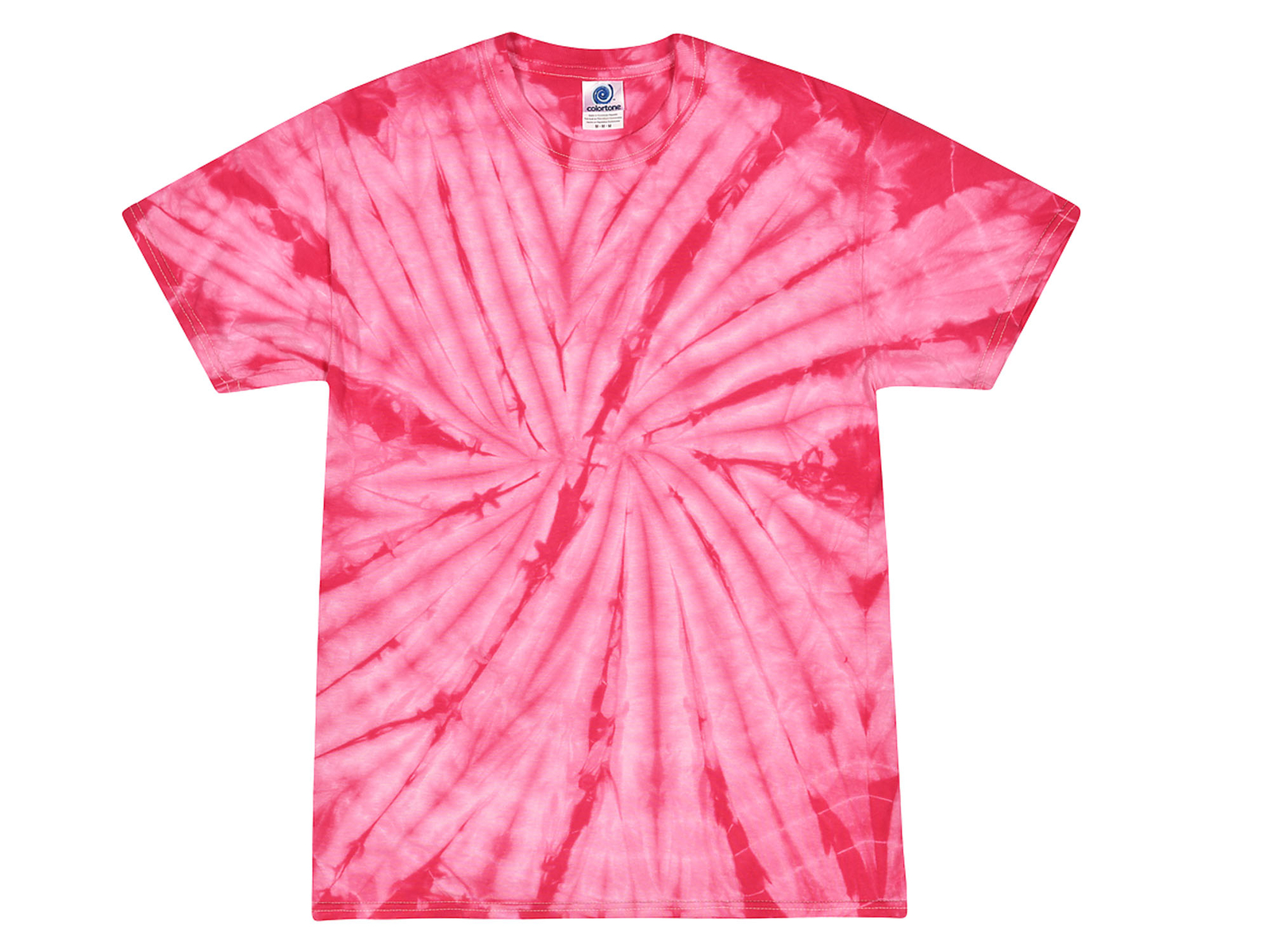 Tie Dye T-Shirts Multi-Color Kids & Adult 100% Cotton Colortone
