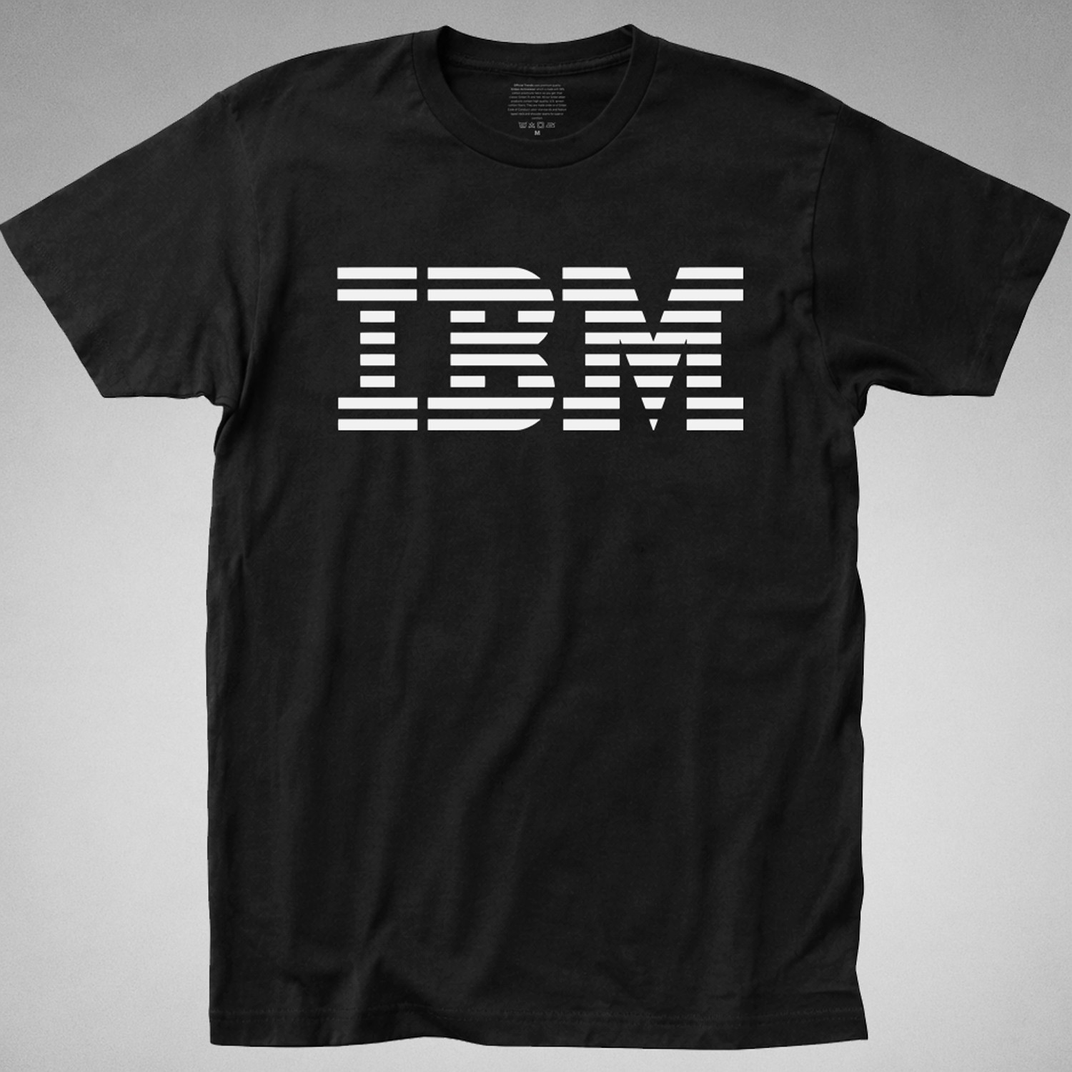 IBM T-Shirt tee INTERNATIONAL BUSINESS MACHINES computer pc logo decal Men&rsquo;s