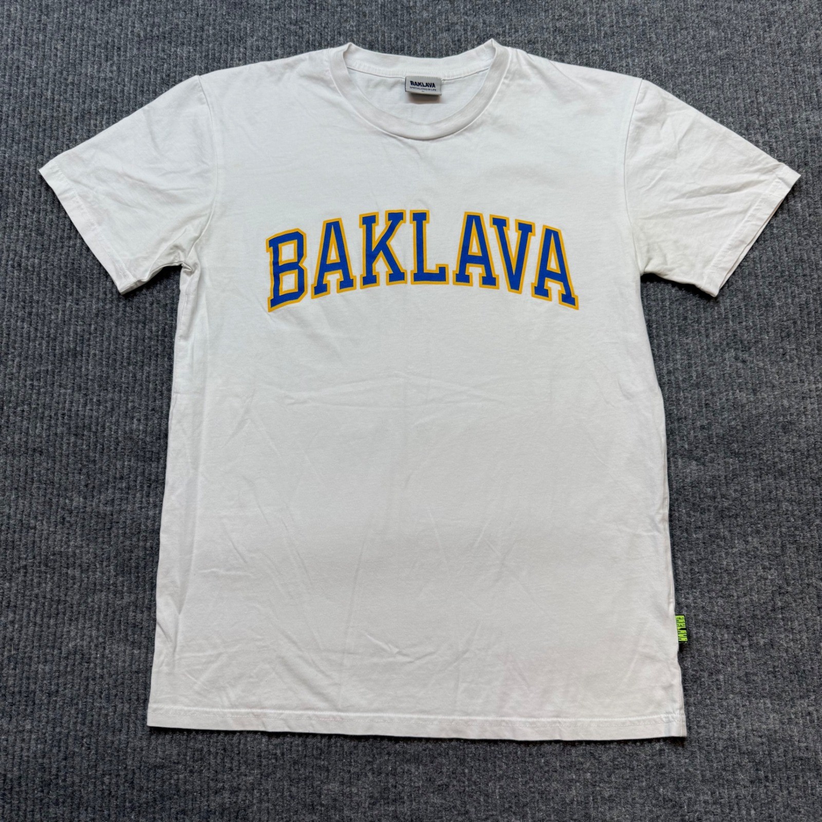 Action Bronson Baklava T-shirt Medium White Specializing in Life Streetwear Rap