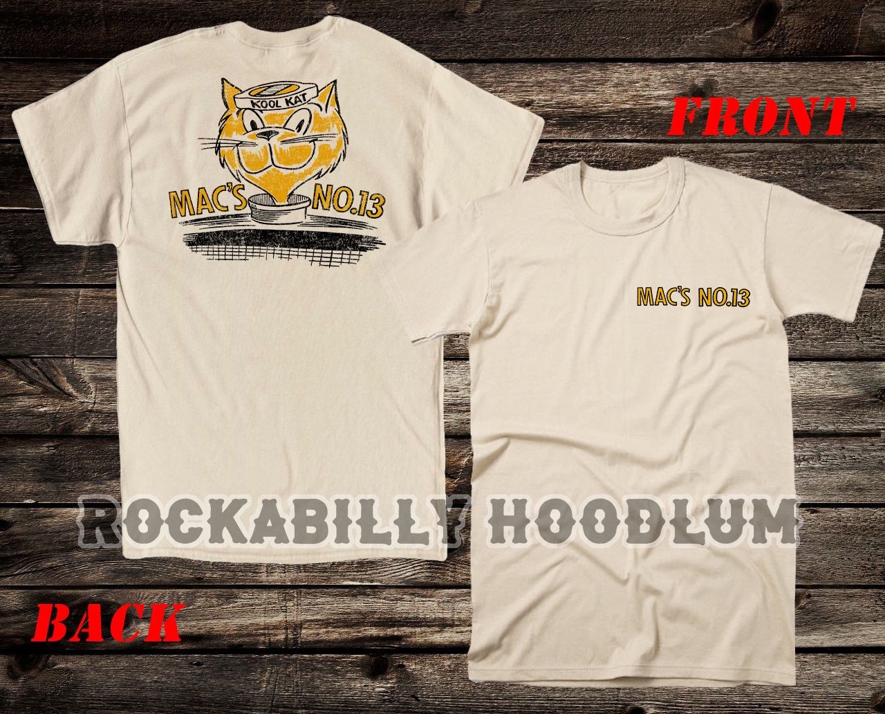 Hot Rod T Shirt Drag Race Racing Speed Shop Macs 13 Kool Kat Radiator