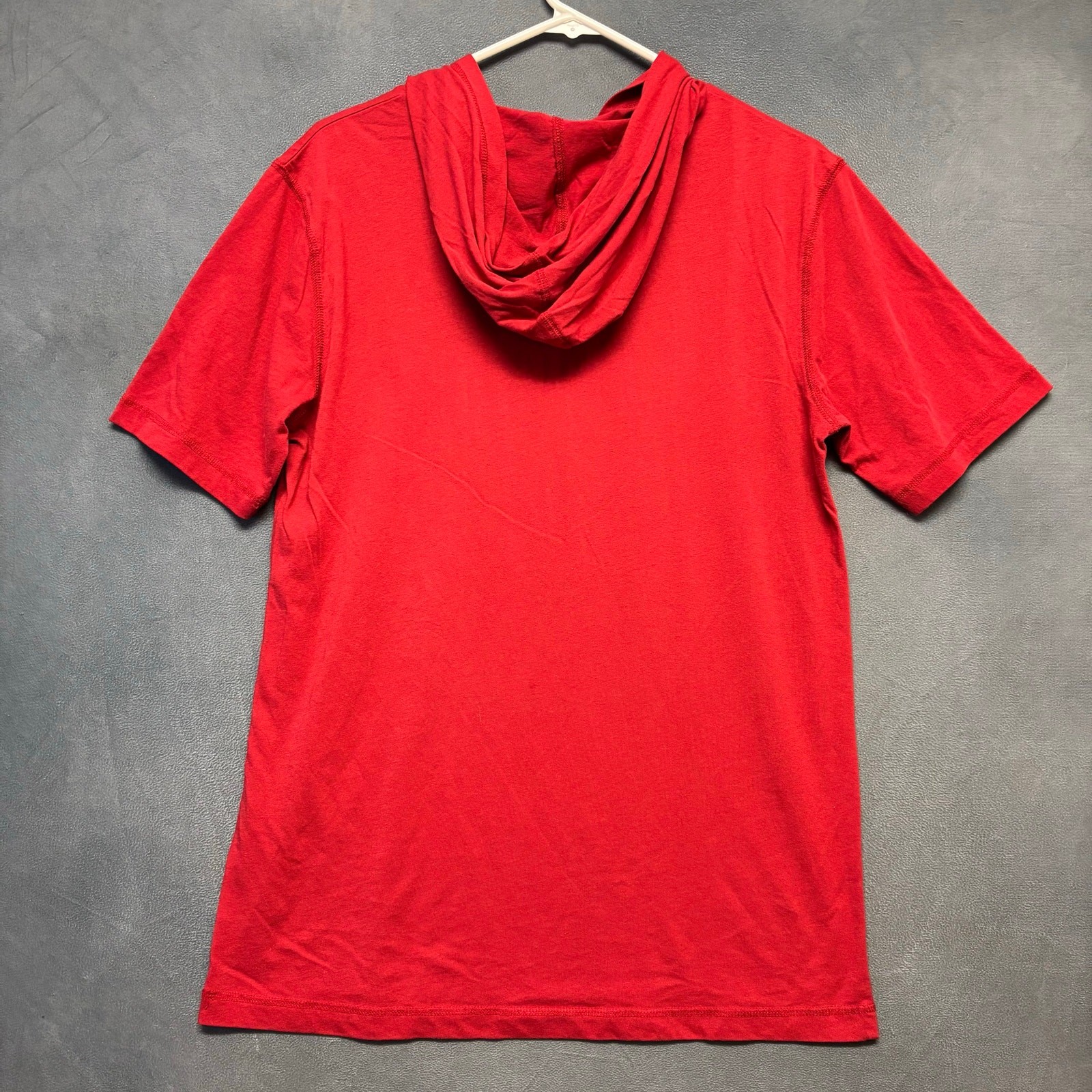 NFL Team Apparel San Francisco 49ers Red Hooded Graphic Tee Mens Medium Athletic