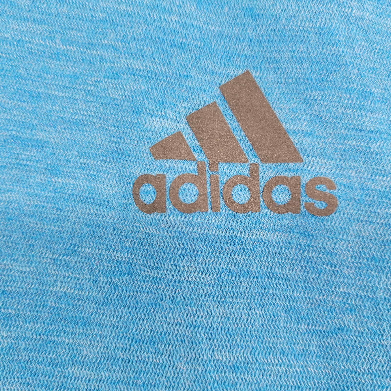 Adidas Running Adistar Men&rsquo;s Size L Solid Blue Extra Slim Crew-Neck T-Shirt