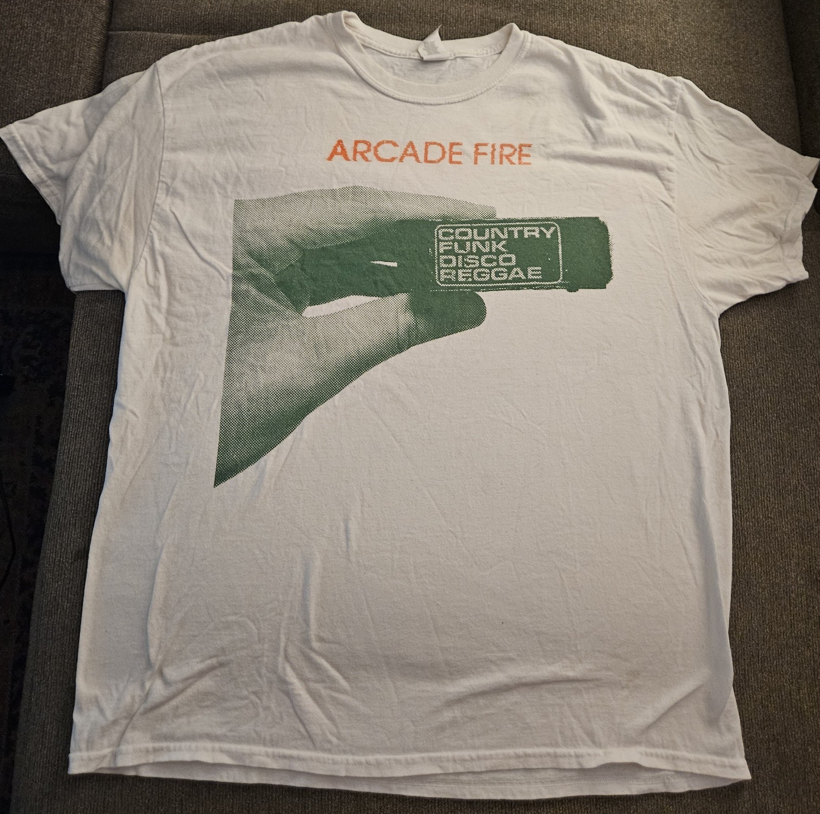 2017 Arcade Fire Infinite Content Tour Country Funk Disco Reggae Shirt XL RARE👕