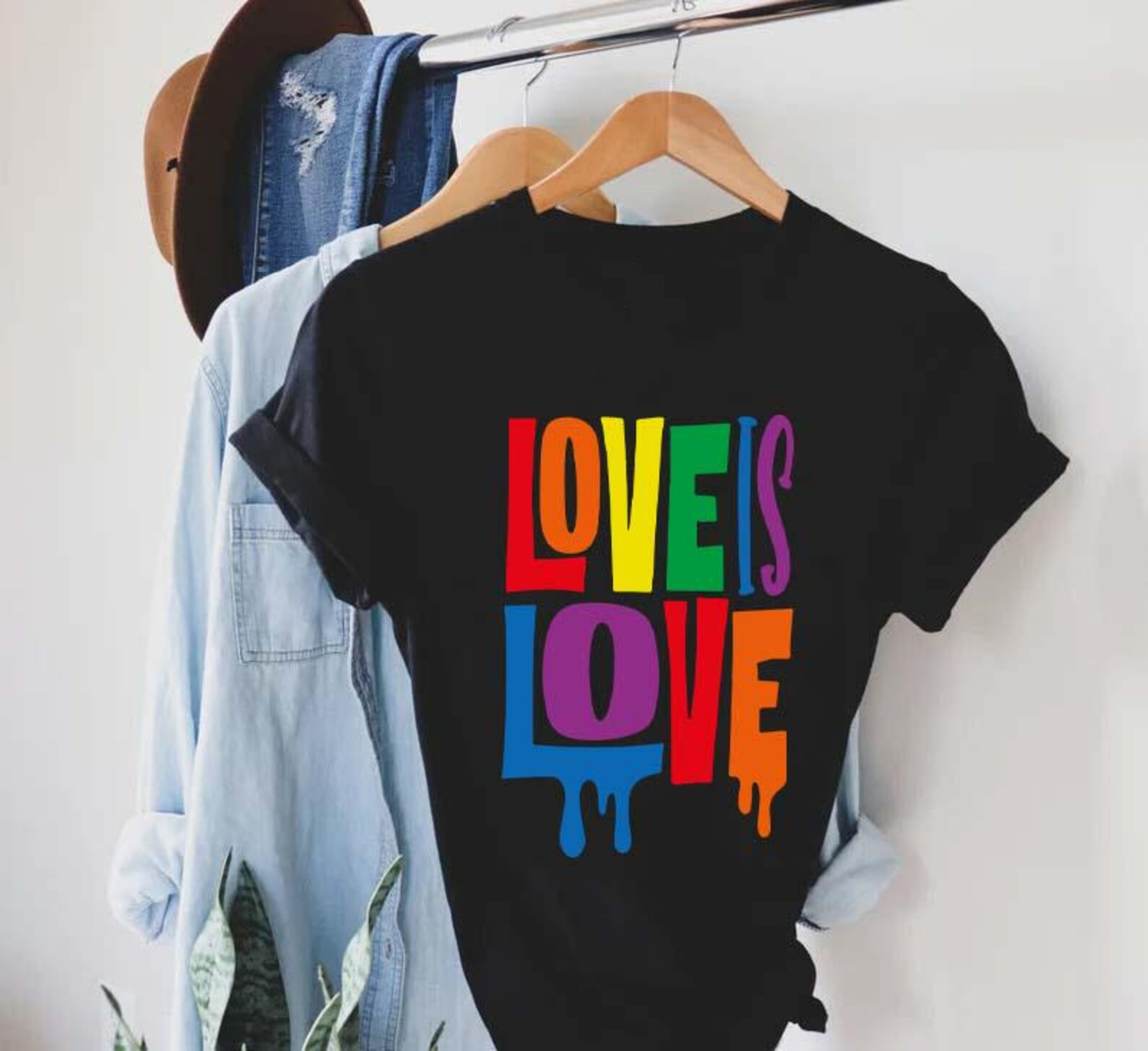 Love Is Love Rainbow Pride Shirt – LGBTQ Equality Tee 1
