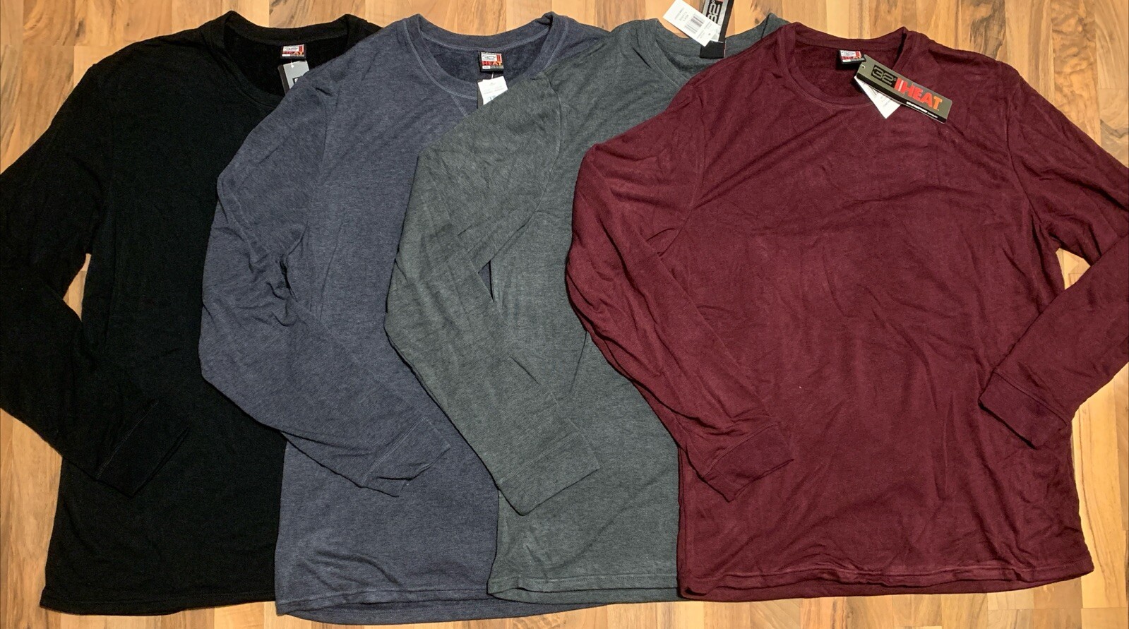 32D Weatherproof HEAT (XL) Men&rsquo;s Long Sleeve Crew Neck Tee Warmth Stretch Layer