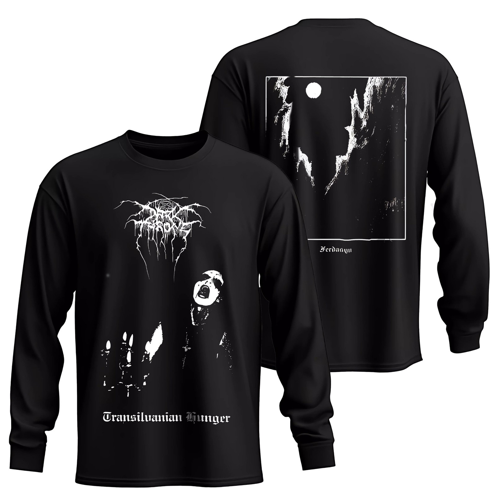 Authentic Darkthrone Transilvanian Hunger Long Sleeve T-Shirt XL NEW