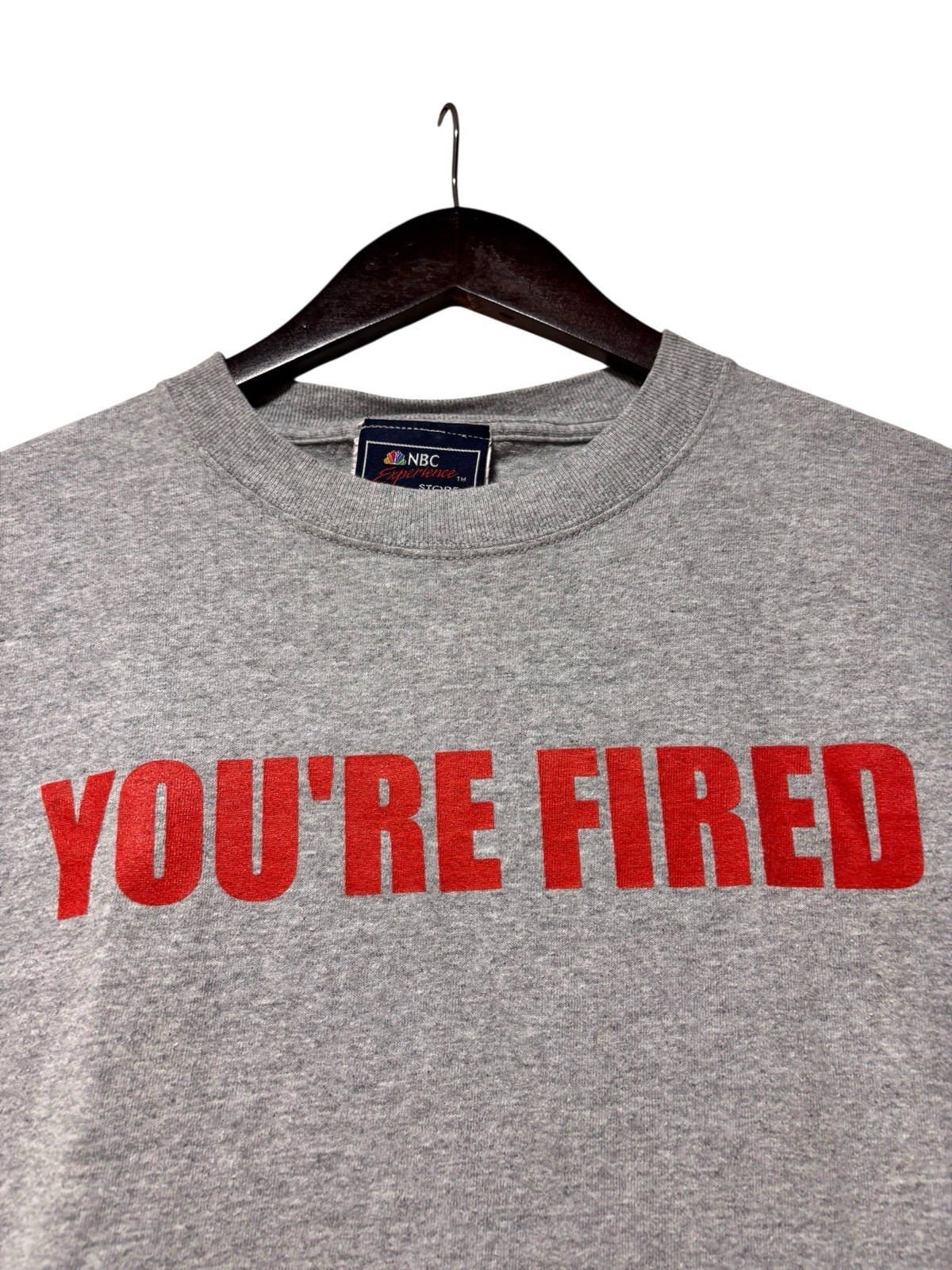 Vintage Y2K The Apprentice TV Promo T Shirt Size Med Donald Trump Made In USA