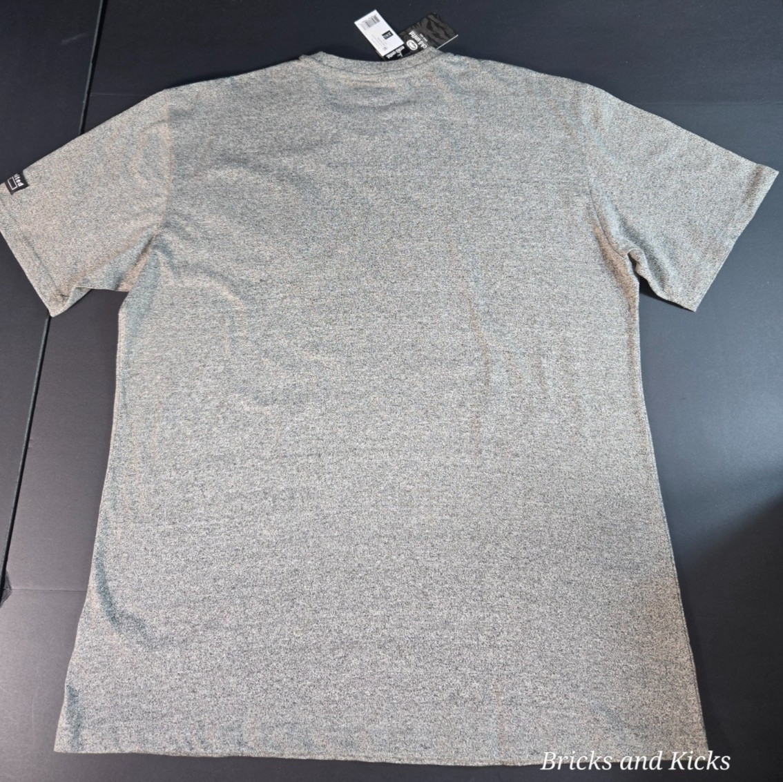 Ecko Unltd Men&rsquo;s Crewneck Grey Marled Logo T-Shirt Sizes M, XL, 2XL, 3XL