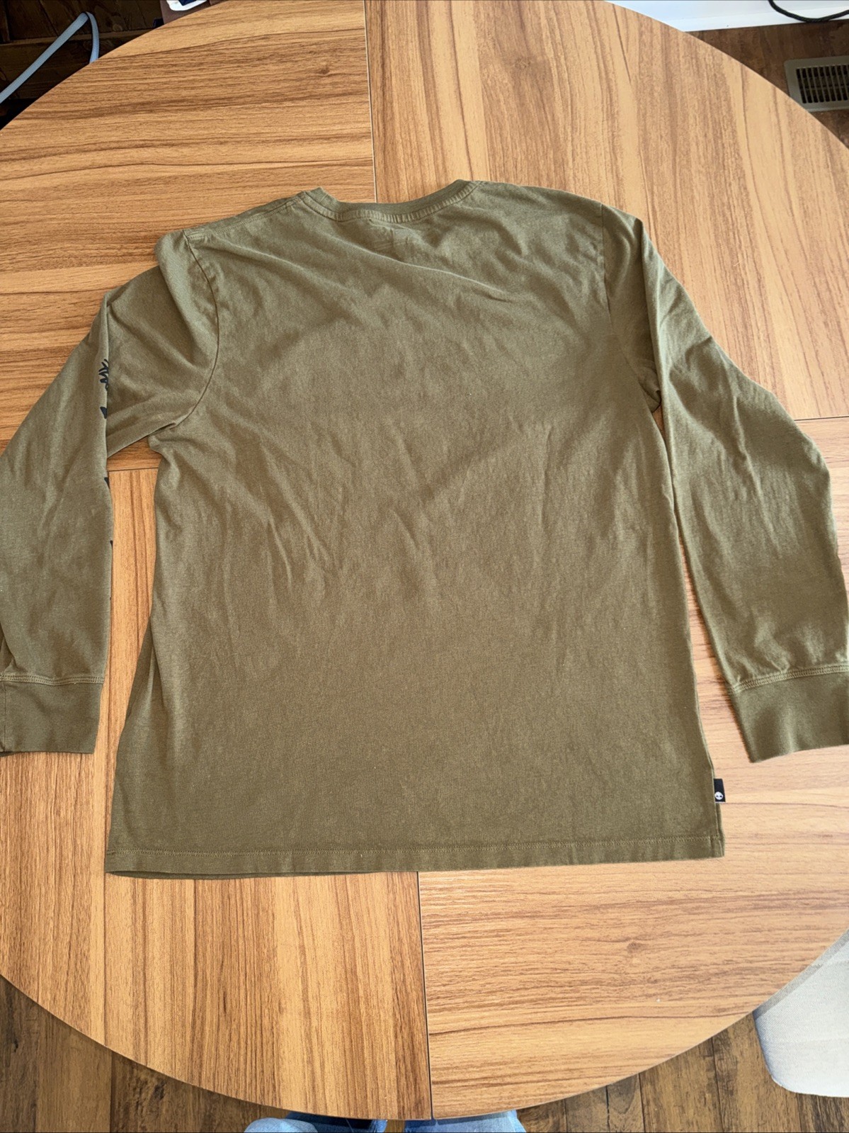 mens timberland long sleeve t-shirt large