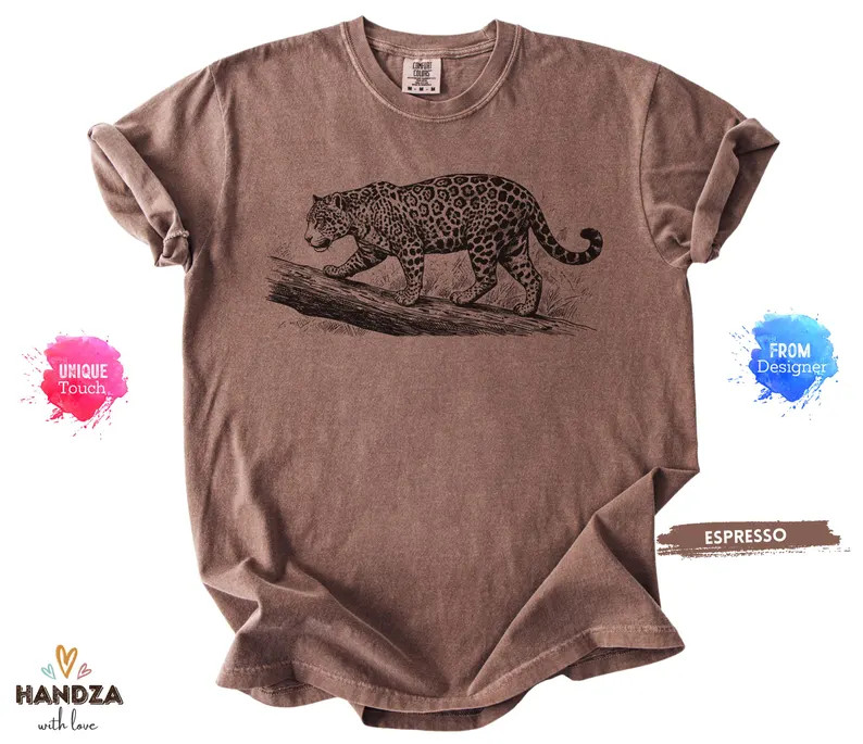 Walking Jaguar Animal Comfort Tee