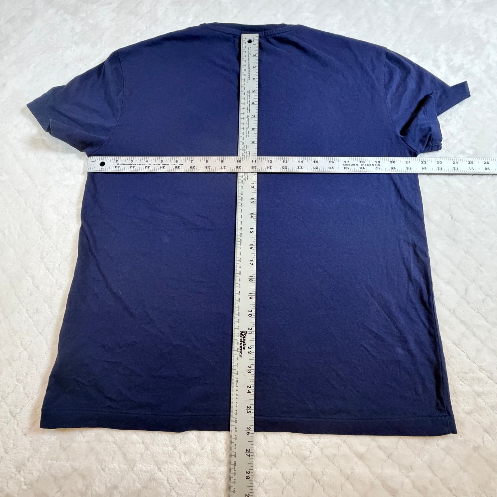Polo Ralph Lauren Stitched Varsity Logo T-Shirt Navy Blue Men’s Sz Md