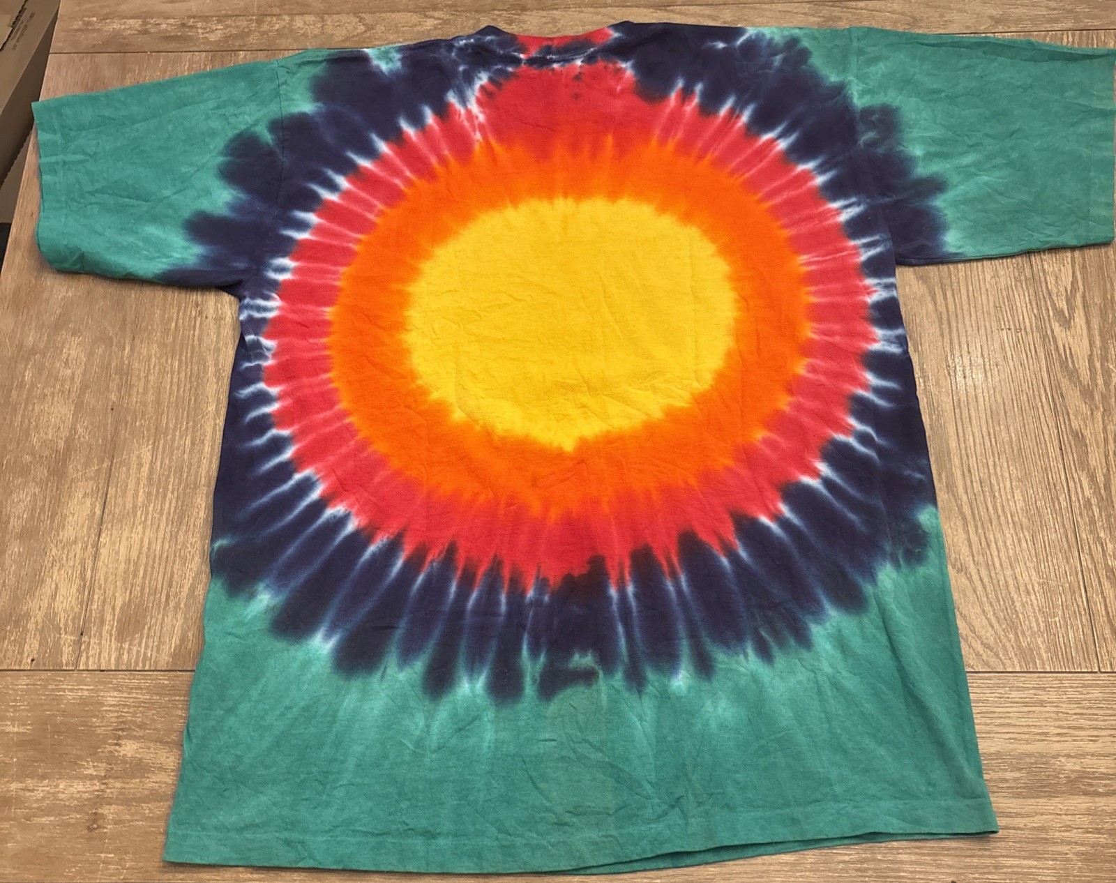 Vintage Single Stitch Knoebels Grove Amusement Park Tie Dye T Shirt Size XL EUC