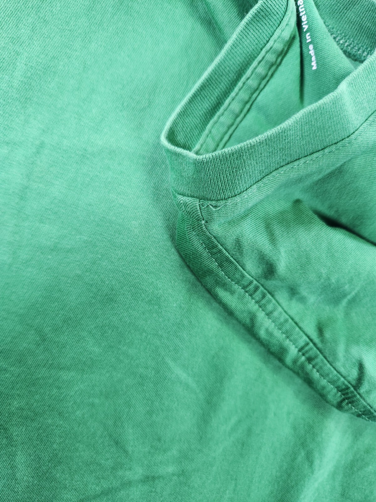 Apple Store Employee T-Shirt Short Sleeve Size Small Green Cotton Crew Neck