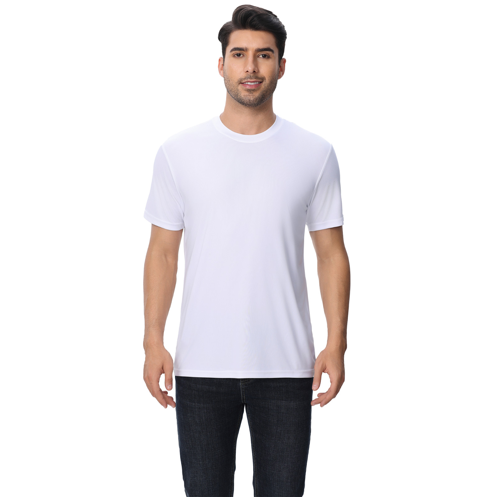 Zfeel Performance Pure Dry Fit Shirt Value 6 Pack Men Mix Color Short Sleeve Tee