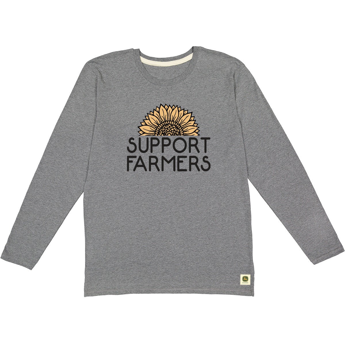 John Deere Ladies XL « Support Farmers » Long Sleeve Tee – LP82325