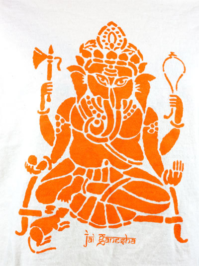 Ganesha T-Shirt – Hindu God Remover of Obstacles 100% Heavy Cotton Size S