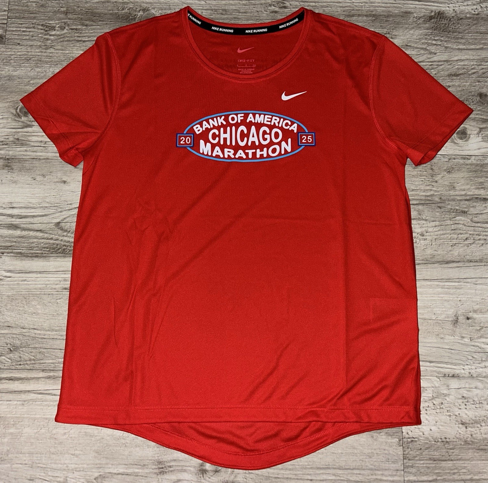 Nike 2025 Bank of America Chicago Marathon Participant Tee Size SMALL