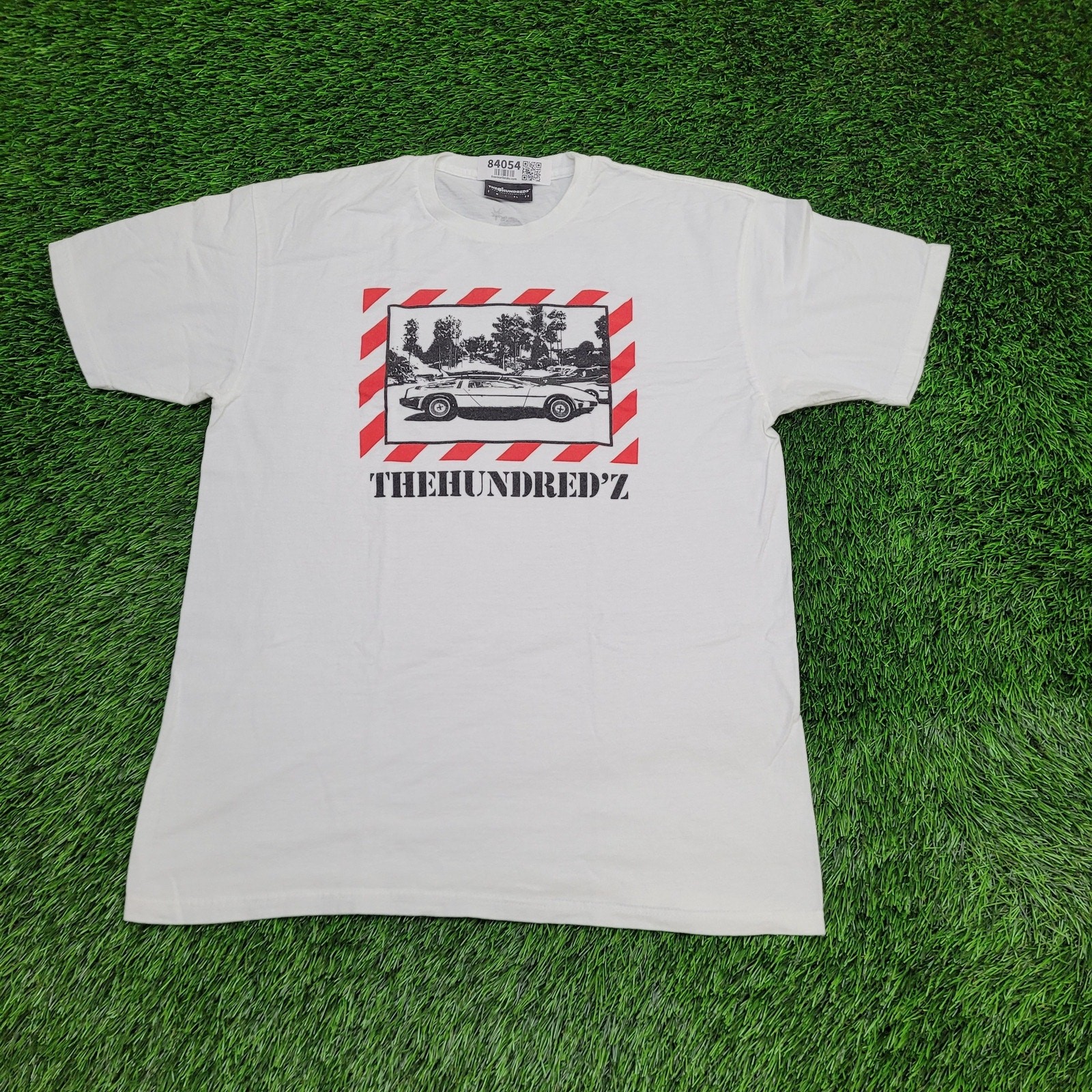 Vintage The-Hundred-Z Shirt L 21×28 DeLorean DMC-12 Car Y2K