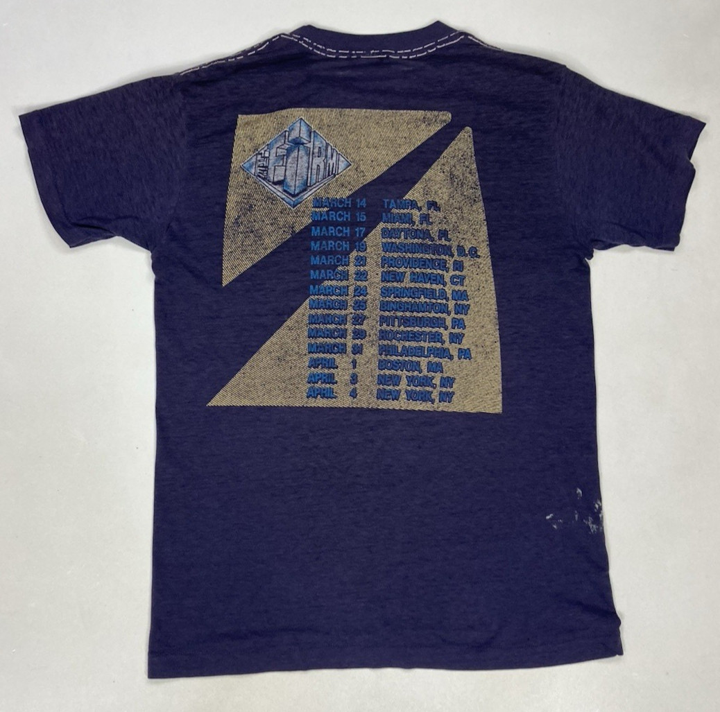 VINTAGE Jimmy Page The Firm Graphic T-shirt Men Medium USA 80s Single Stitch