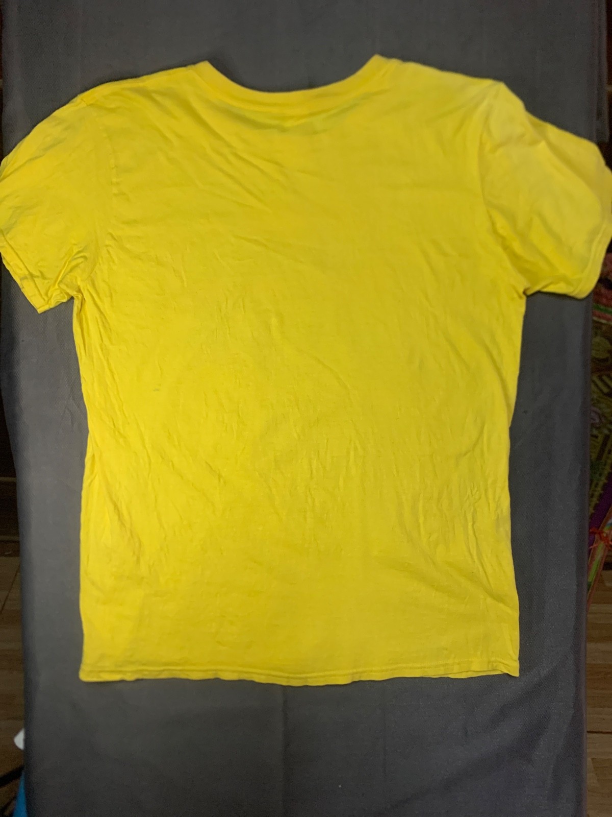 Little Miracles 5K 2017 Gildan Softstyle Men’s Large Yellow Graphic T-Shirt