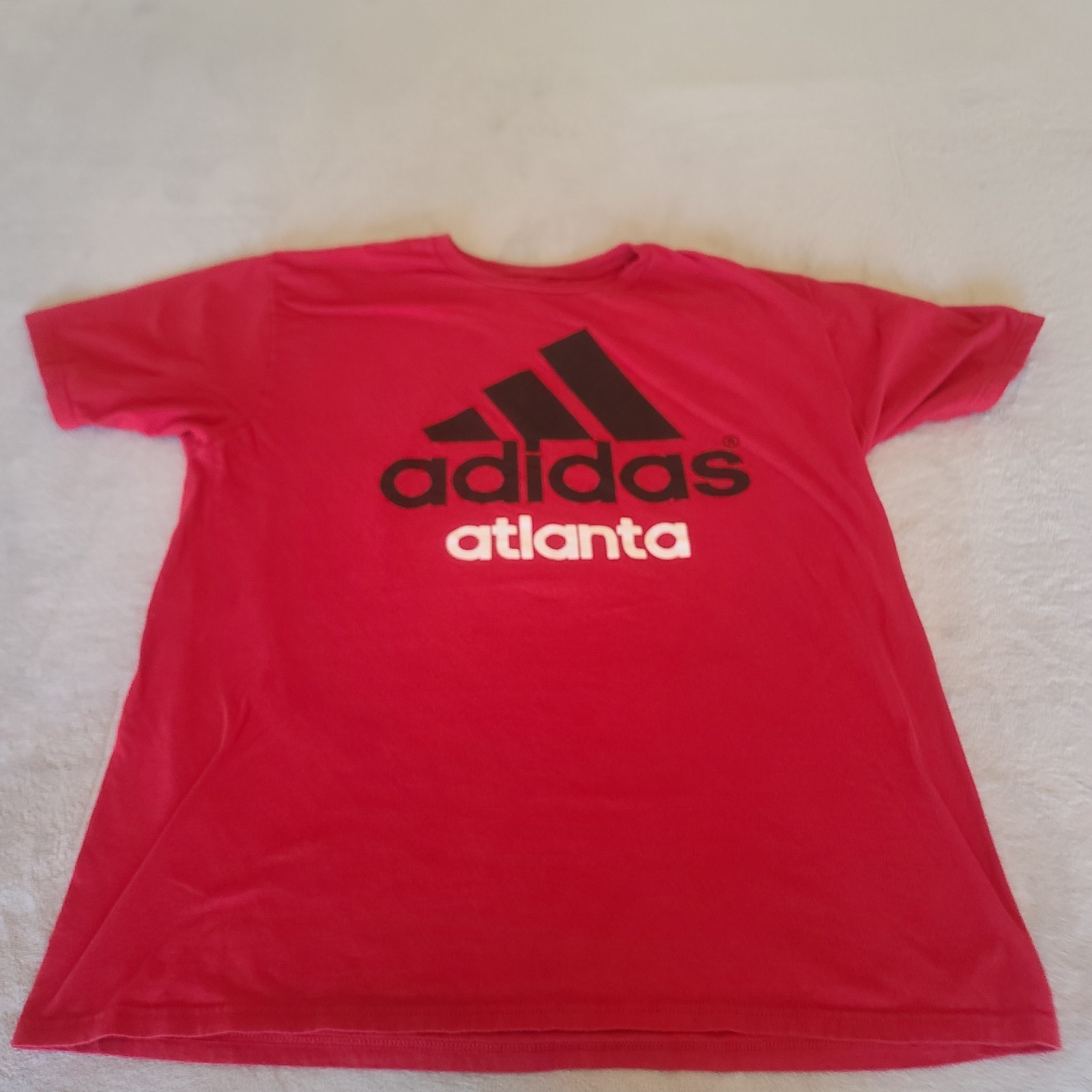 Adidas Atlanta Mens Extra Large Red The Go To Tee
