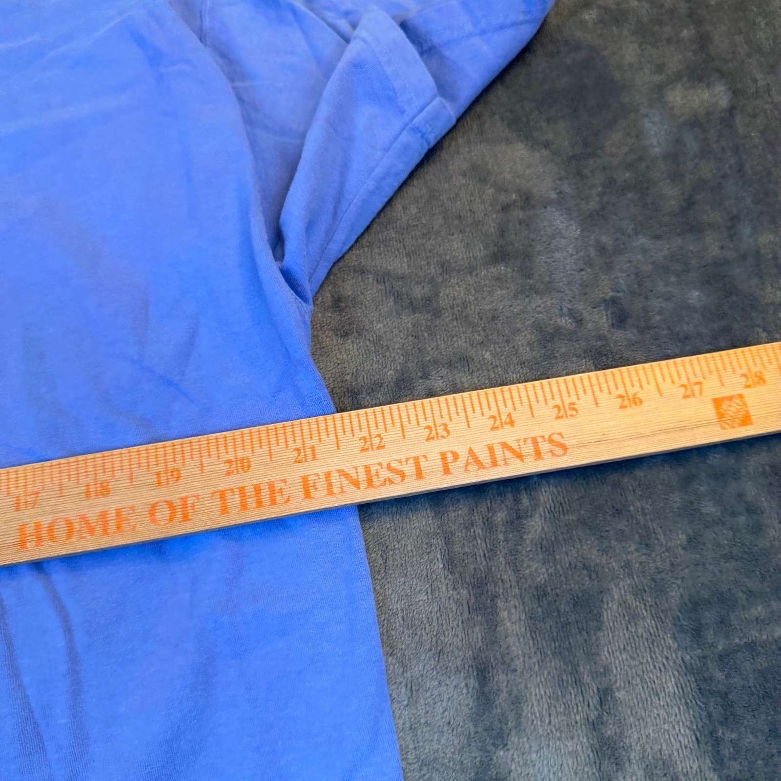 ComfortWash Hanes Alaska Retreat Graphic T-Shirt Blue Mens Large Ring Spun