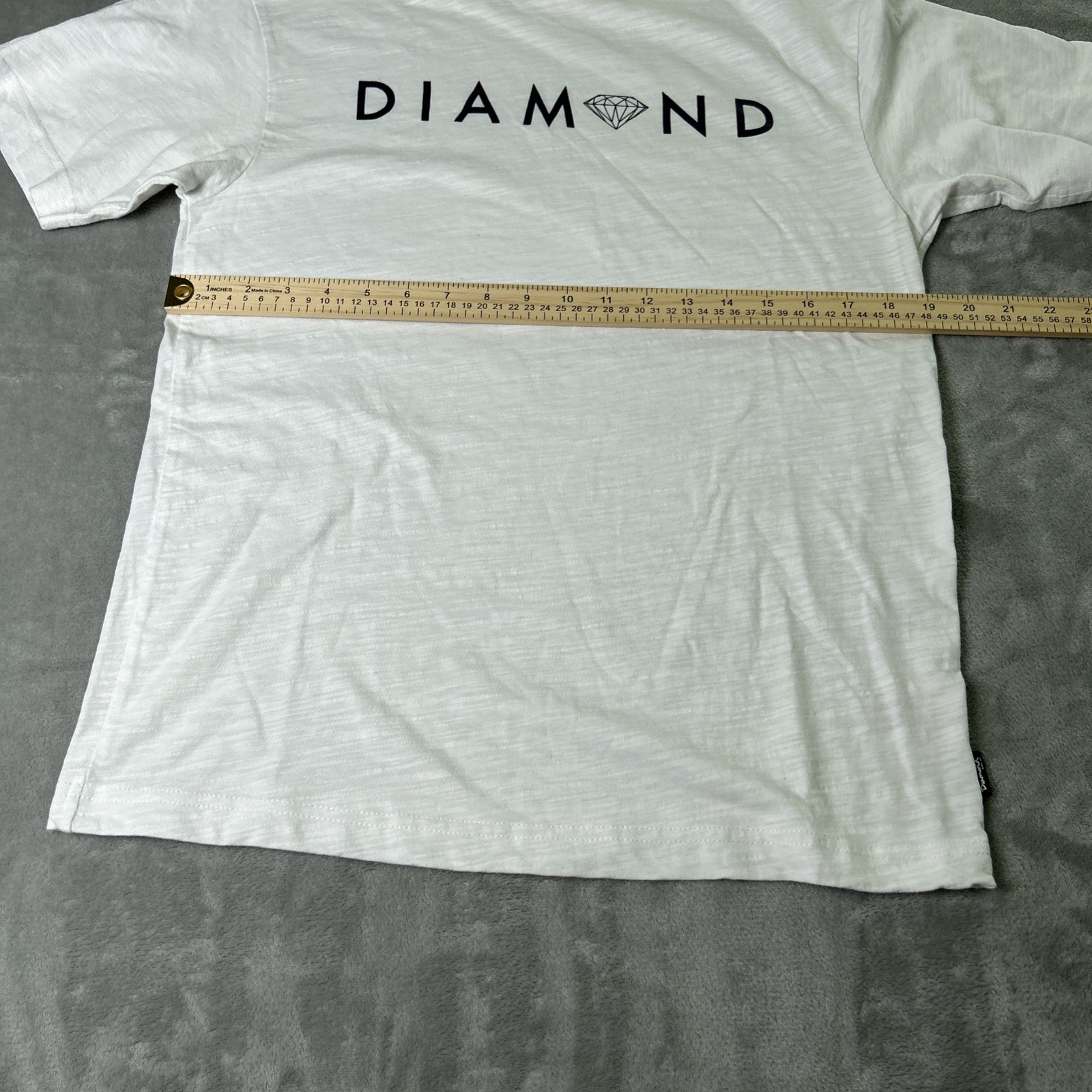 Diamond Supply Co. Crew Neck Short Sleeve T Shirt Mens Size Small White