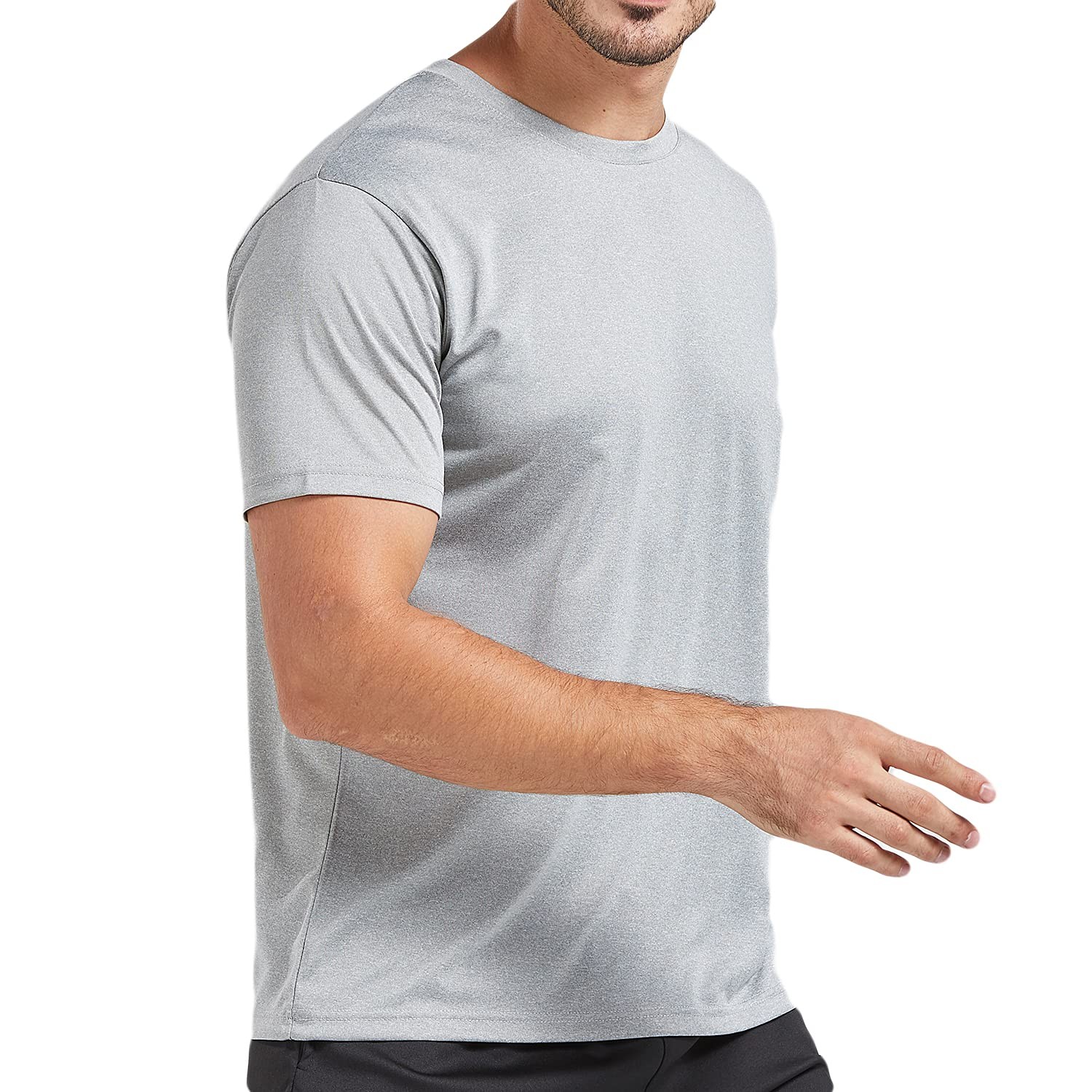 5 Pack Men&rsquo;S Dry Fit T Shirts Athletic Running Gym Workout Short Sleeve Tee Shir