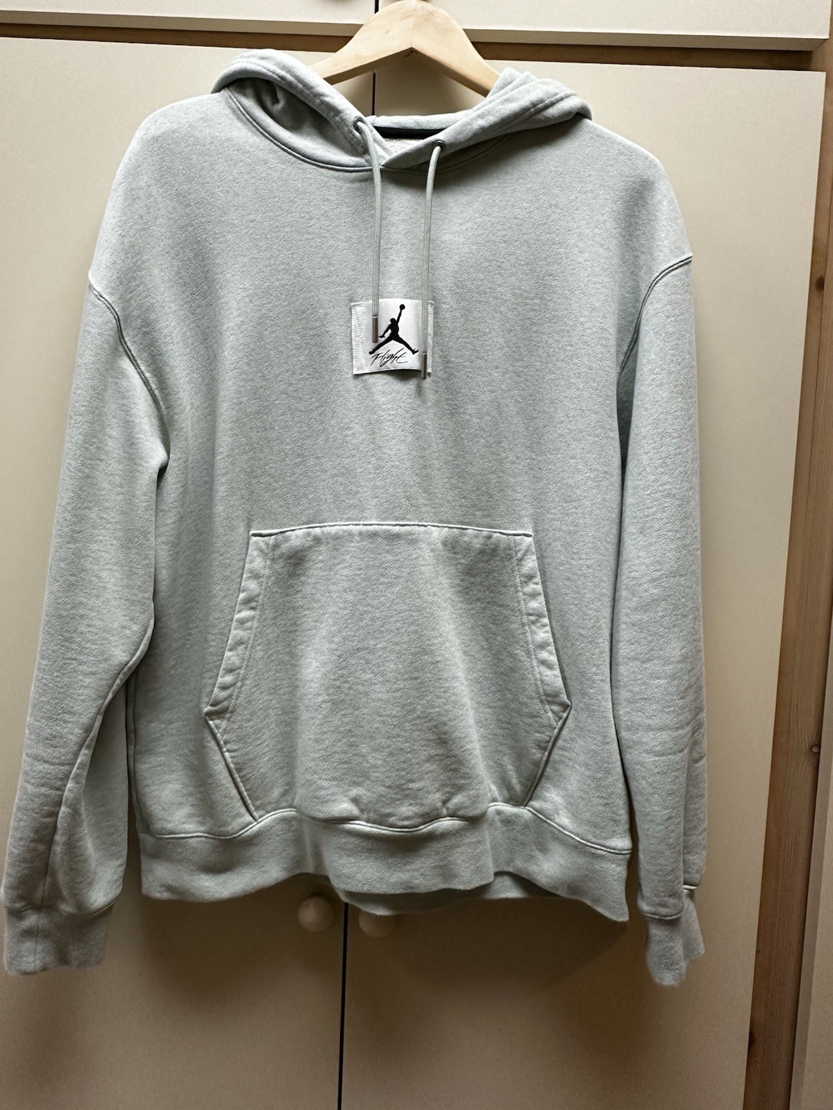 Nike Air Jordan Statement Hoodie Men&rsquo;s Sz LARGE Seafoam Mint Green DA9816-017
