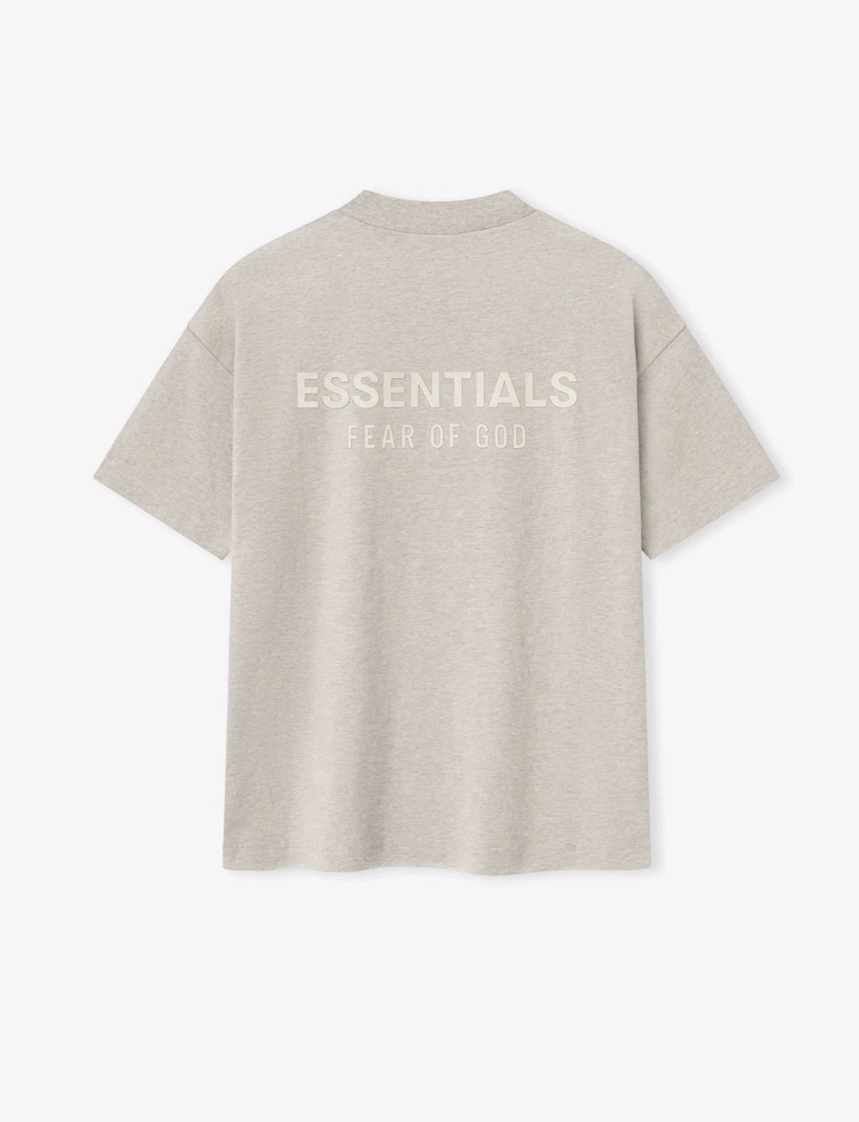 Essentials Fear of God Heather Stone Crew Neck Short Sleeve T-Shirt S Oversized