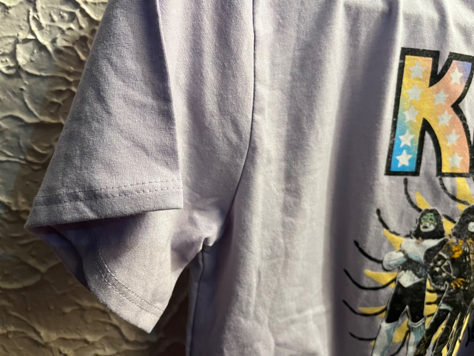 KIZZ Music Band Lavender T-Shirt, US Size XL