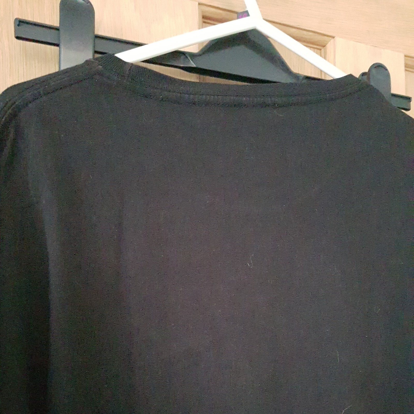 Levis Mens Black T Shirt Freedom Forever Size L 48&Prime; Chest Good Used Condition