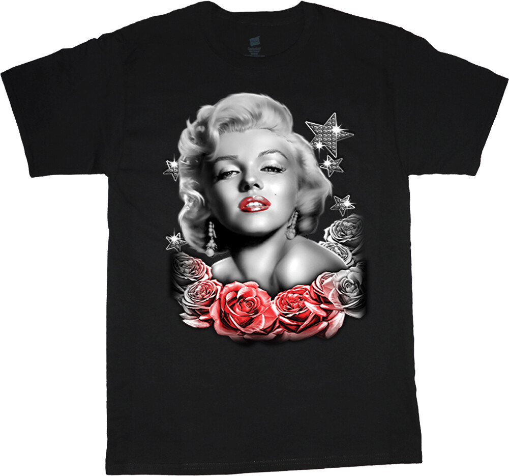 Mens Graphic Tees Marilyn Monroe Celebrity T-shirt Mens Clothing Apparel