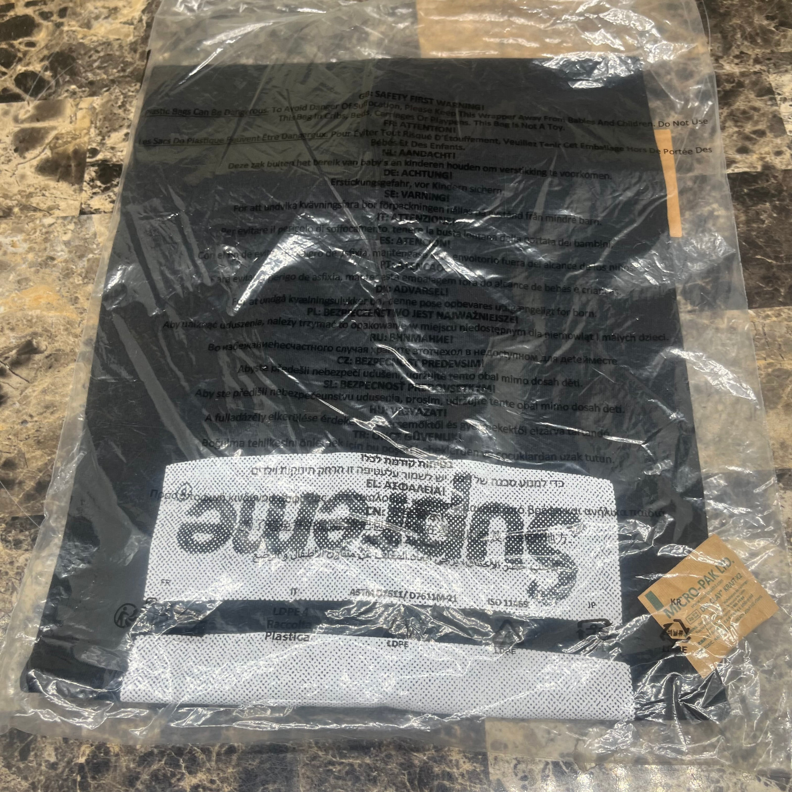 Supreme x The North Face S/S Top Black/White SS24 Men&rsquo;s Size Small NEW
