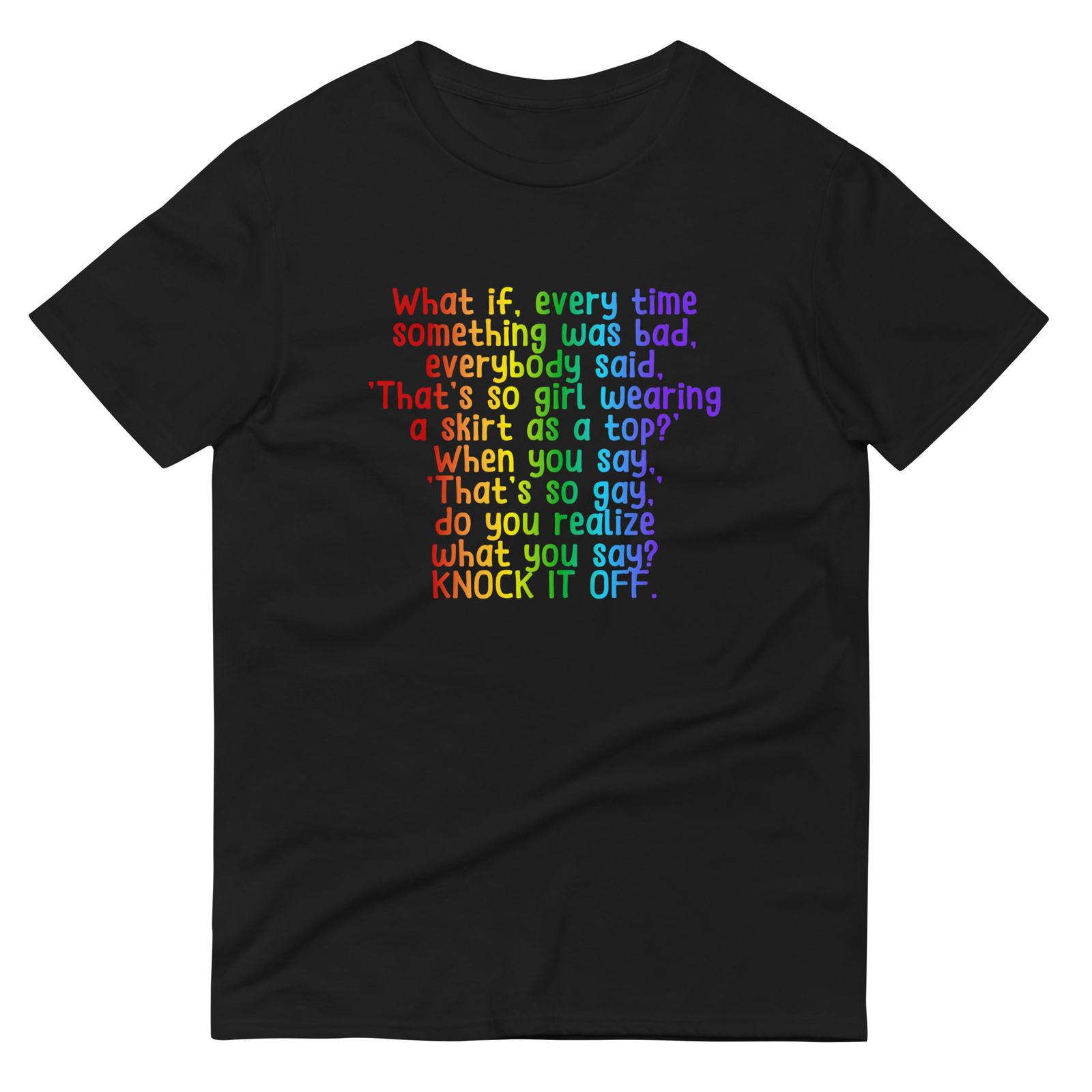 Hilary Duff That&rsquo;s So Gay PSA Shirt S-3XL Unisex Short-Sleeve