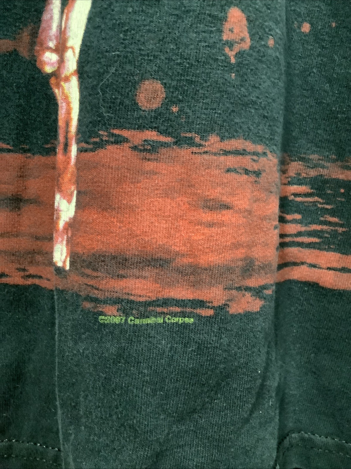 VINTAGE 2007 Cannibal Corpse Small Black Long Sleeve Band Tee (SEE PHOTOS)